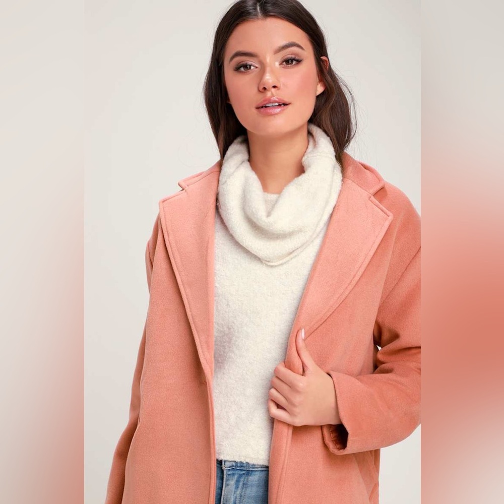 Lulu’s Playwright Rusty Rose Coat - image 3